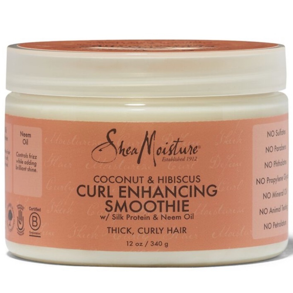 Shea Moisture Curl Enhancing Smoothie, Coconut & Hibiscus 12 oz (340 g) New